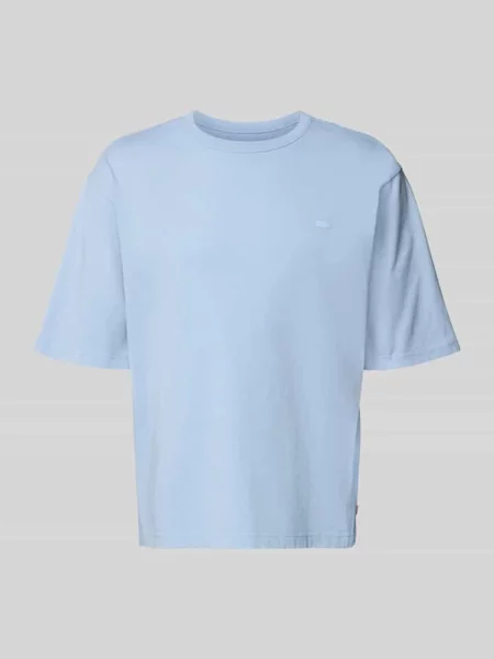 T-shirt o kroju loose fit z czystej bawełny Levi's niebieska