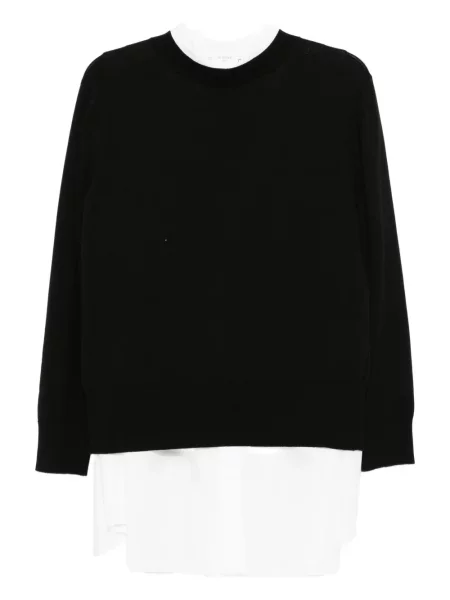 Rochie tip cămașă Sacai clasică alb