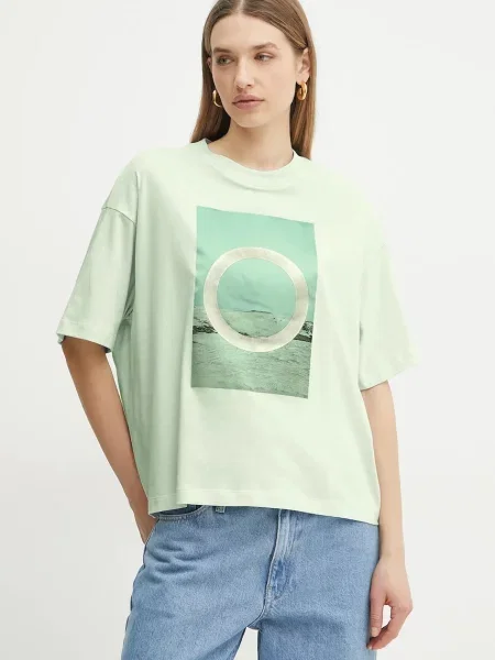 Тениска Armani Exchange зелено