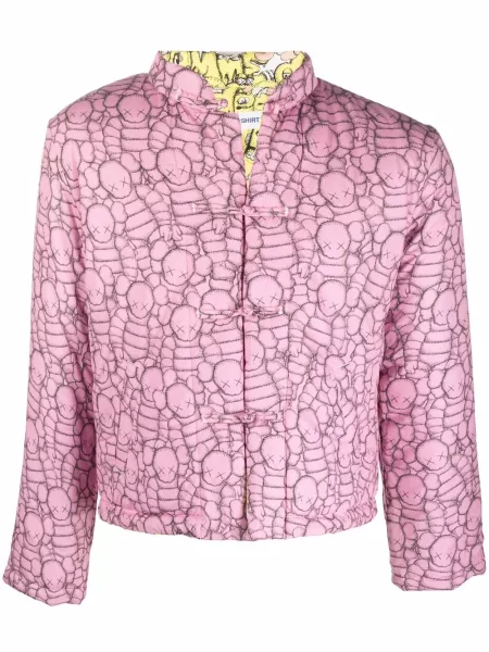 Zateplená bunda Comme Des Garçons Shirt růžová