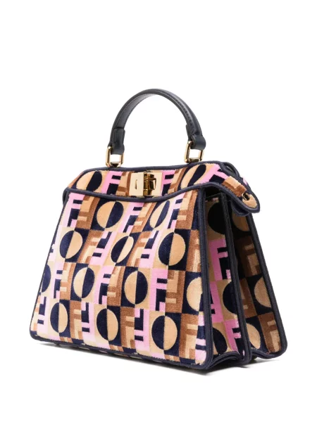 Geantă shopper Fendi maro
