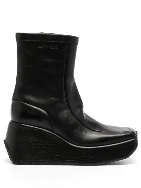 Botine Raf Simons cu pană negru