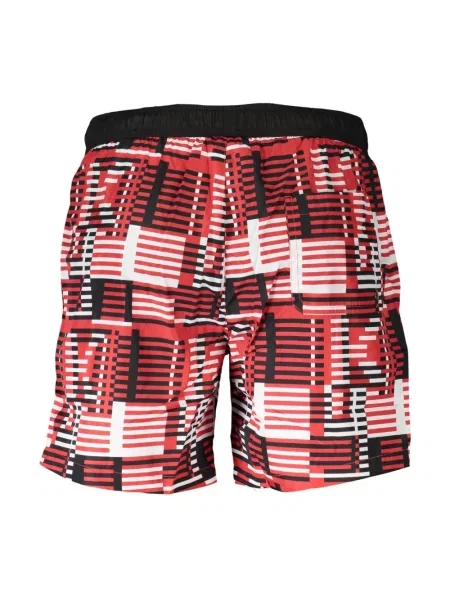 Wielobarwność kąpielówki Karl Lagerfeld Beachwear czerwone