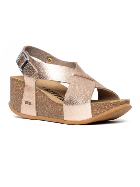 Bayton Sandale Jerez auriu roz negru