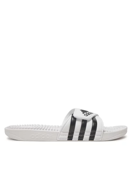 ADIDAS SPORTSWEAR Nizki natikači Adissage črna bela