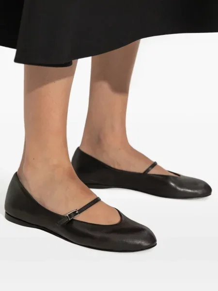 Balerini Max Mara din piele negru