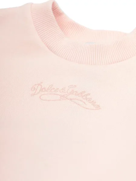 Dětské šaty Dolce & Gabbana růžové