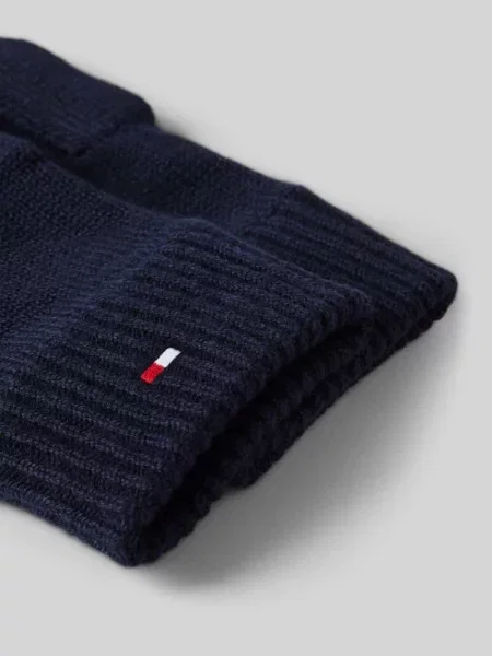 Rękawiczki Tommy Hilfiger granatowe