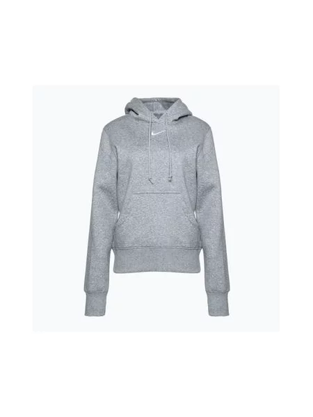 Кофта Nike Sportswear Phoenix Fleece dark grey heather/sail сірий