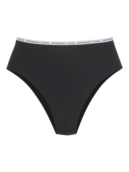 Copenhagen Studios Slip costum de baie gri argintiu negru