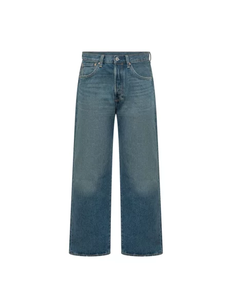 Szerokie jeansy Levi's 501 niebieskie