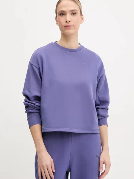 PUMA bluza HER o luźnym kroju Odzież M niebieski