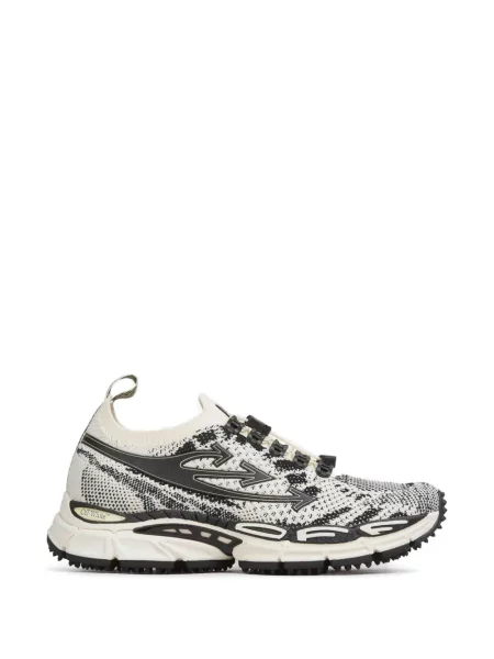 Плетени маратонки Off-white с връзки бяло