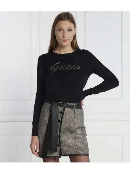 GUESS Bluză negru