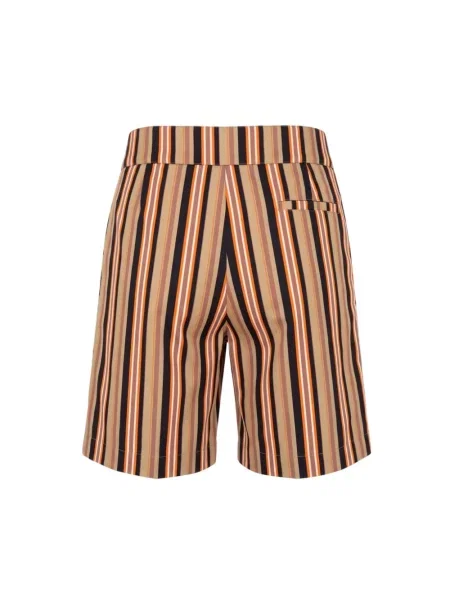 Bermudy Trussardi w paski z paskiem