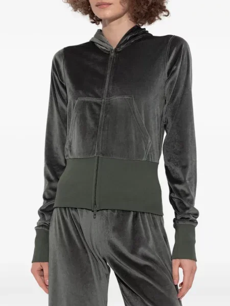 Hanorac cu glugă Balenciaga din velur gri