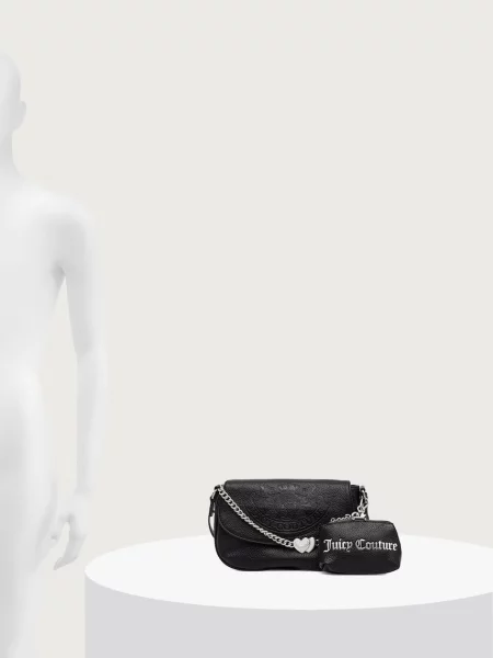 Кожаная сумка через плечо Juicy Couture