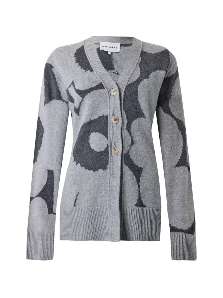 Marimekko Geacă tricotată KUMMA / grafit gri