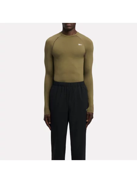 Reebok koszulka ID Train Long Sleeve Muscle z długim rękawemunisex Army Green Size: XS zielona