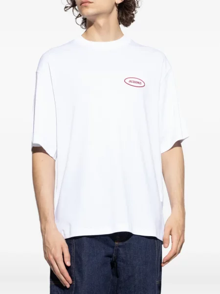 Μπλούζα Jacquemus με κέντημα λευκό