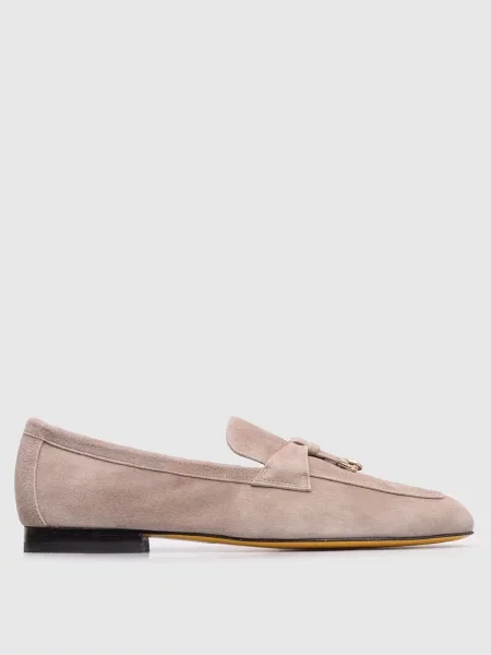 Замшеві лофери з підвісками Doucal's сірі