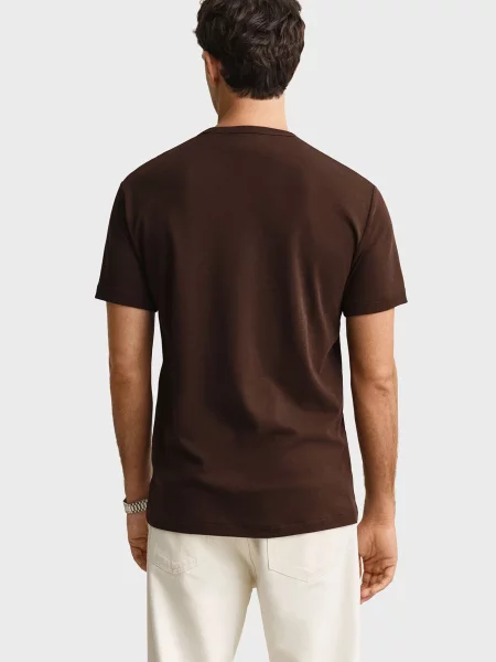 Футболка Gant коричнева