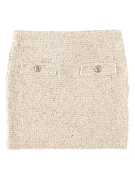 Bouclé fustă Balmain