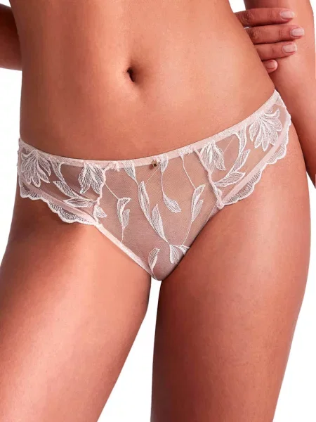 Женские прозрачные трусики білі