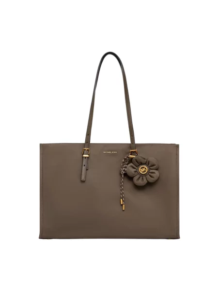 Shopperka Michael Kors skórzana brązowa