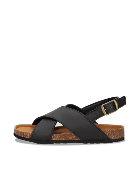 Nae Vegan Shoes Sandále Lanta' čierna