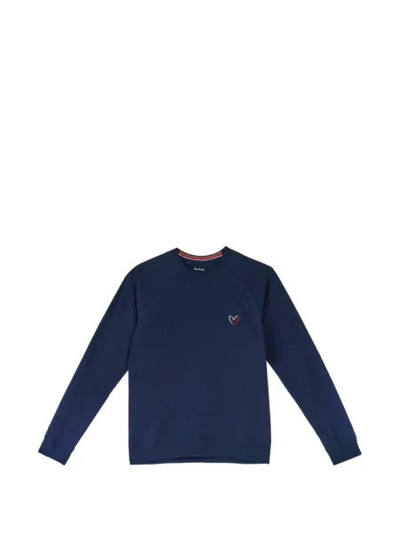 Hanorac Paul Smith cu motiv cu inimi albastru
