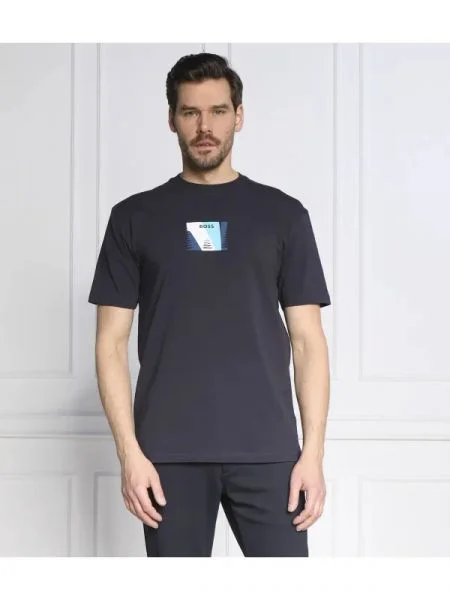 BOSS GREEN Tricou Tee 6 verde