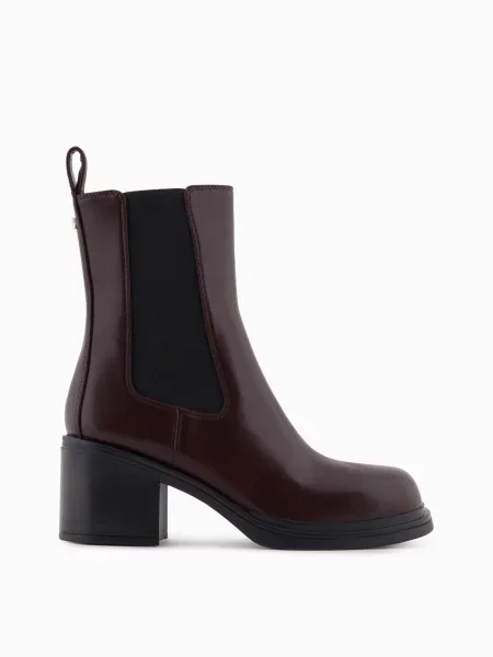 Ботинки Armani Exchange бордовые