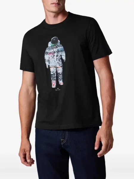 Tricou Ps Paul Smith cu imagine negru