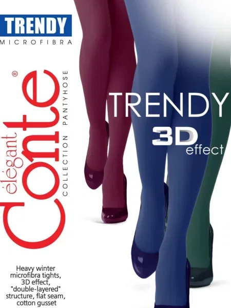 Женские утепленные колготки den червоні