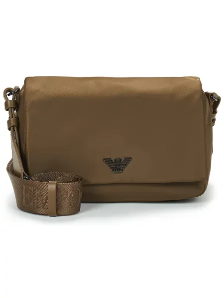 Geanta crossbody Emporio Armani maro