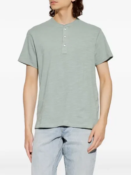 Tricou polo Rag & Bone verde