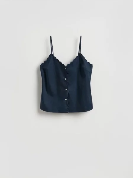 Reserved Блузка темно-синій синя