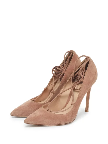 Pantofi cu toc Gianvito Rossi din piele de căprioară