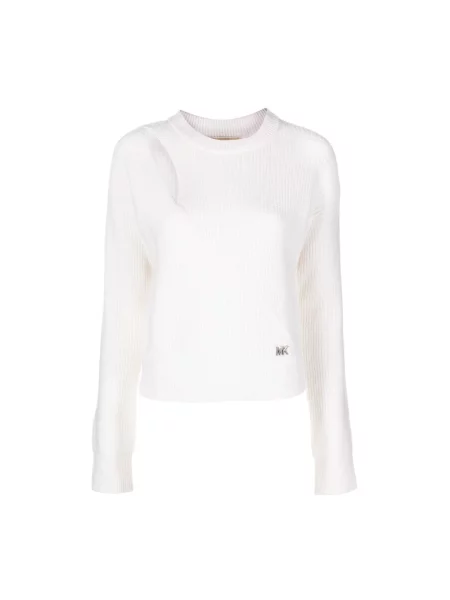 Sweter Michael Kors wełniany biały