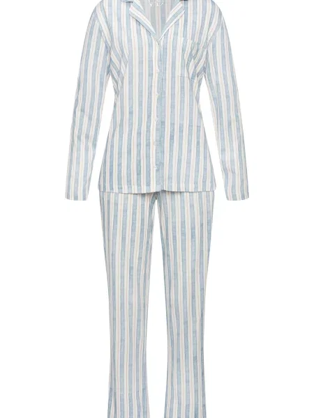 VIVANCE Pijama Dreams albastru deschis / portocaliu piersică alb