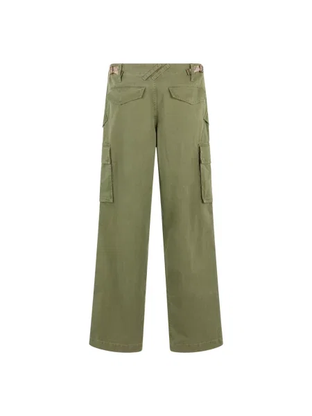 Spodnie cargo Burberry zielone