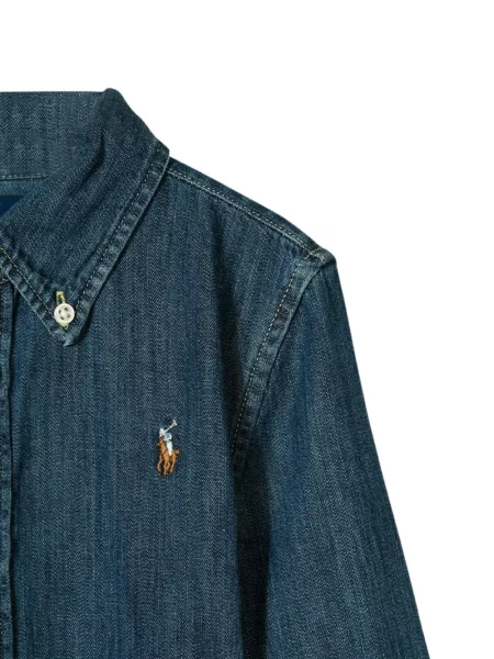 Džinsinė suknelė Polo Ralph Lauren mėlyna
