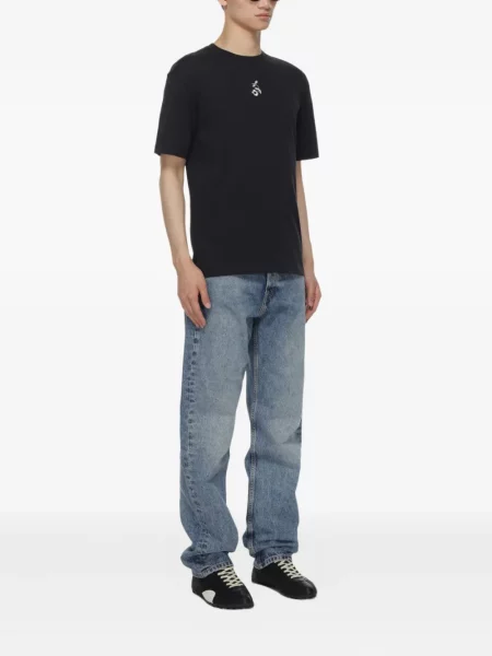Tricou Samsøe Samsøe cu model floral cu imagine negru