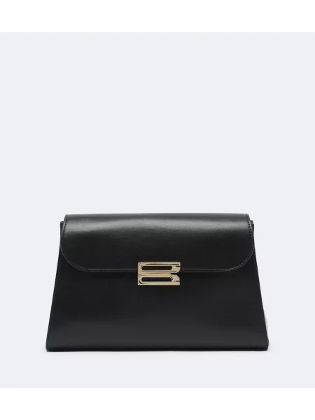 Geantă Victoria Beckham din piele negru