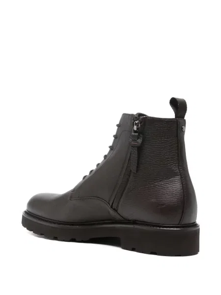 Botine Canali cu șireturi din dantelă maro