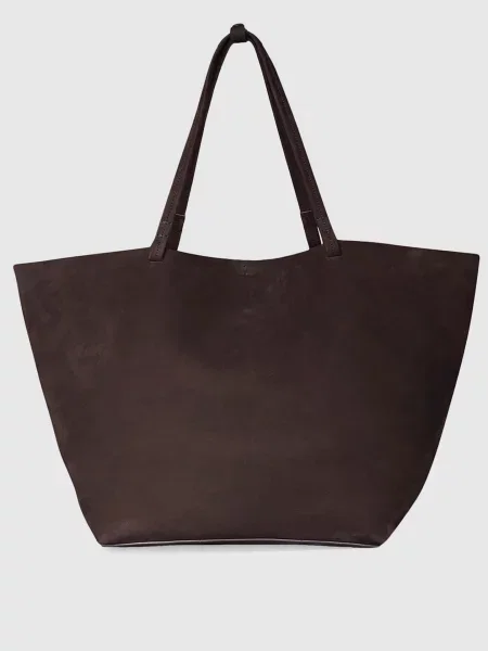 Сумка-тоут Park Tote з нубуку The Row коричнева