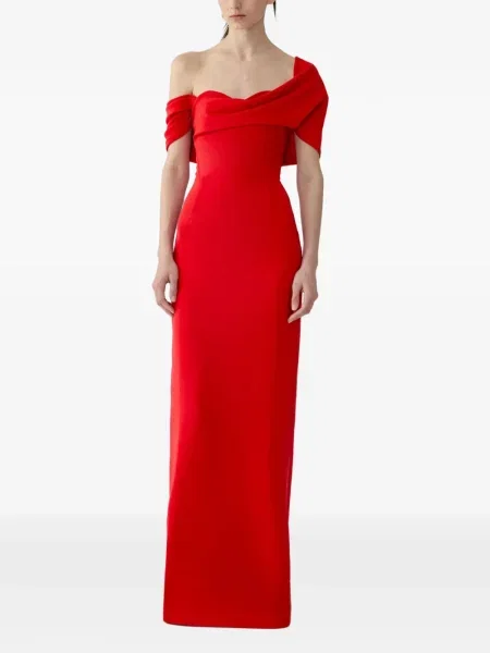 Rochie maxi Carolina Herrera roșu