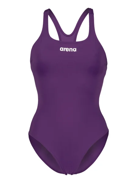 ARENA Costum de baie întreg TEAM PRO SOLID mov închis