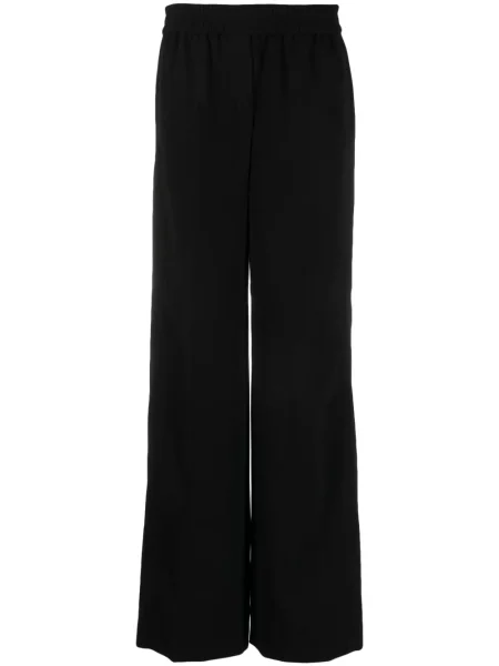 Pantaloni Calvin Klein din țesătură twill negru